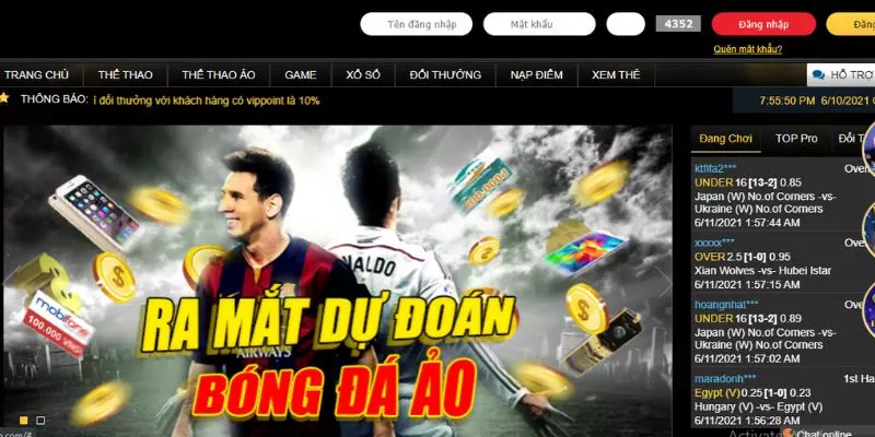 Thương hiệu cá cược Bet168 nổi tiếng uy tín